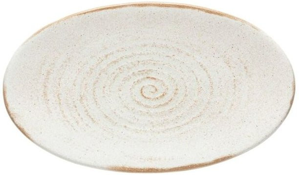 Costa Nova Servierplatte Vermont Oval aus Steinzeug, Beige, 12er Pack, Länge: 21,9 cm, Breite: 12,7 cm, Höhe: 1,6 cm - Bild 1