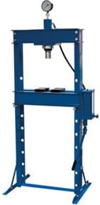 BGS Hydraulik-Werkstattpresse 20 t in Blau/Multicolor aus Metall - Bild 1