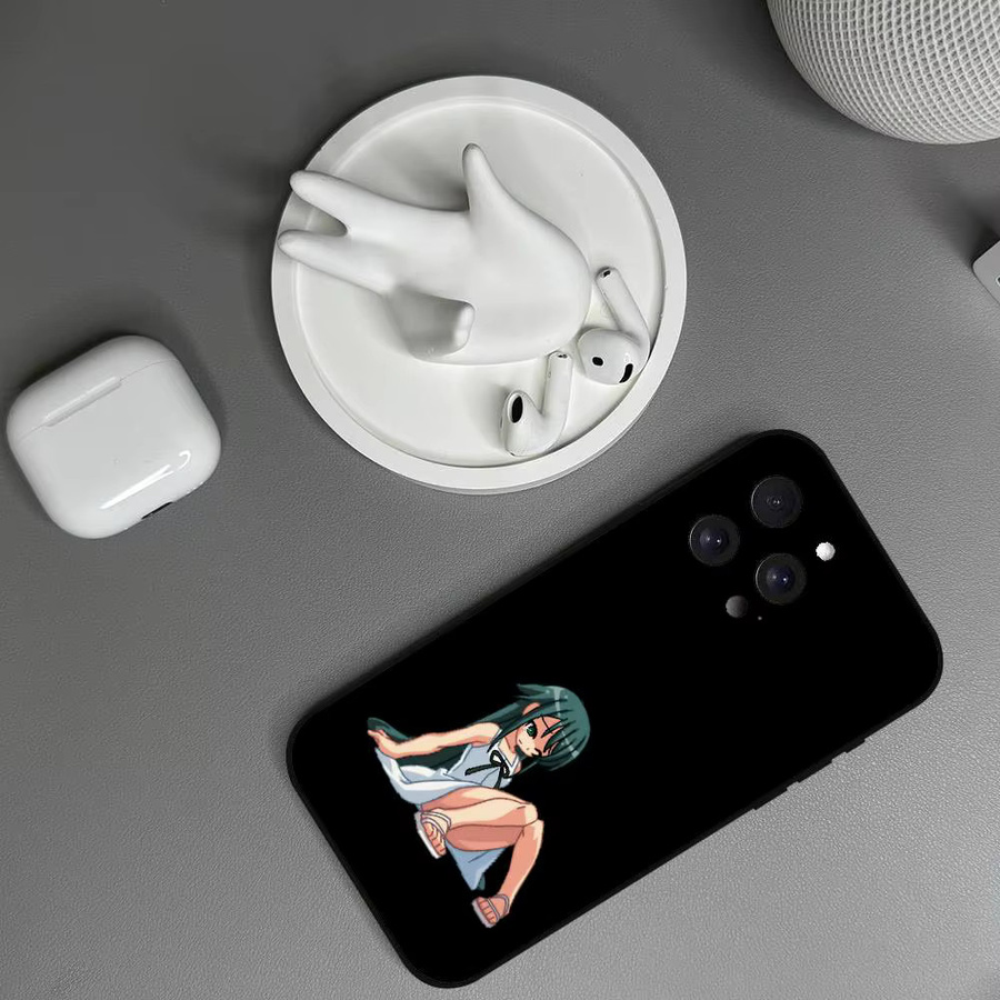 Mesuca Handyhülle S-Song Of S-Saya für iPhone in Schwarz, Matte Weiche Silikonhülle - Bild 6