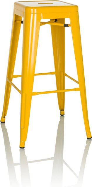 hjh OFFICE Barhocker VANTAGGIO HIGH Metall ohne Armlehnen im Industry-Look - Bild 1