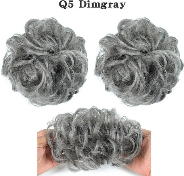 MISS WIG Haarschnur Lockiges Haar, Damen, Dimgray Gray - Bild 1