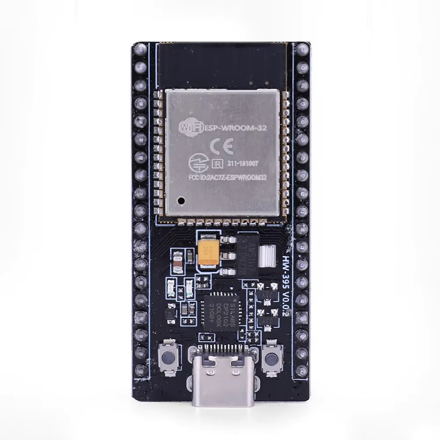 ALLOYSEED ESP32 Entwicklungsboard mit CP2102, WiFi und Bluetooth, TYPE-C USB, ESP32-WROOM-32, 32 Mbit SPI Flash, Schwarz - Bild 4