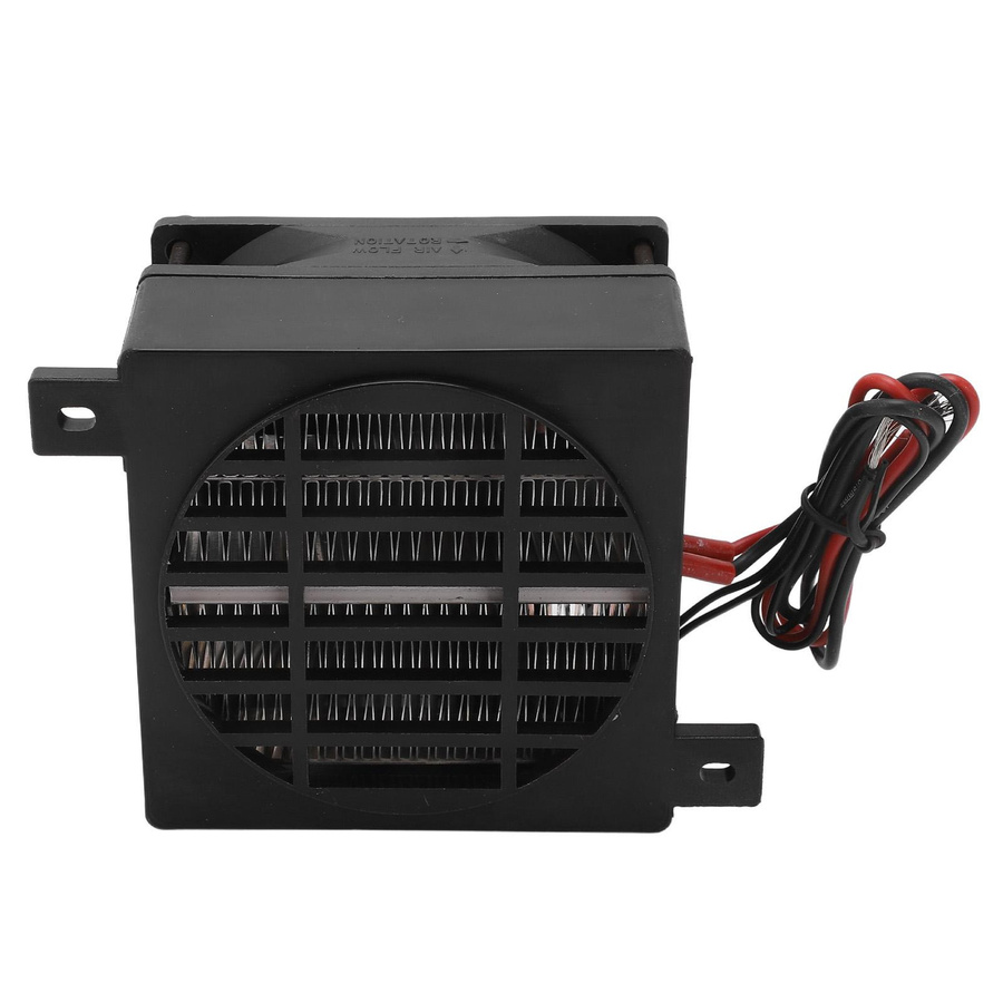 Tragbarer PTC Heizlüfter von Painter in Schwarz mit 150W Leistung und Thermostat zur konstanten Temperaturregelung - Bild 3