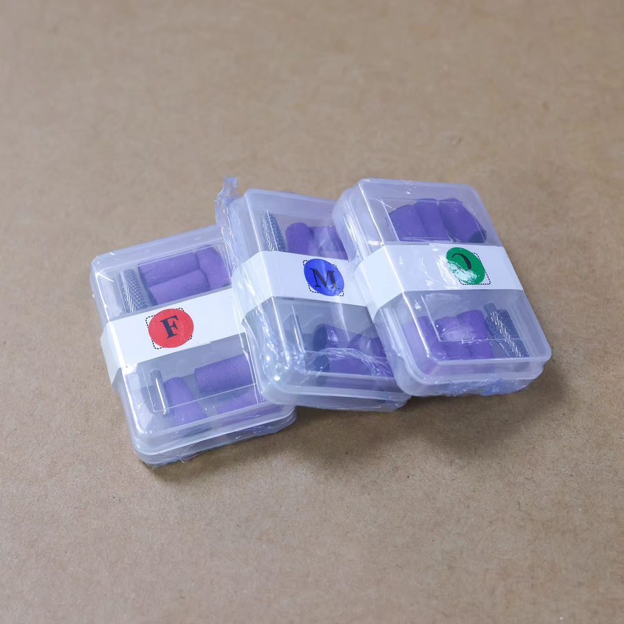 HYTOOS Konische Schleifbänder-Set, Nagelbohrer-Aufsätze, Unisex - Bild 3