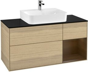 V&B Waschtischunterschrank Finion mit Wandbeleuchtung, Breite: 120 cm, Tiefe: 50,1 cm, Höhe: 50,1 cm - Bild 1