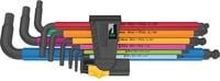 Wera Hex-Plus Multicolour Imperial 2 Winkelschraubendreher-Set 9-teilig in Multicolour - Bild 1