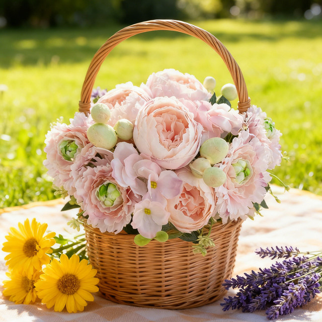 Künstliche Rosen in Pink für deine Tischdekoration und als Brautstrauß für Hochzeiten oder den Valentinstag - Bild 1