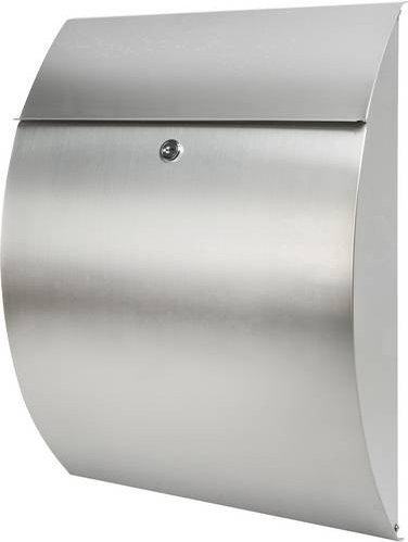 Briefkasten Riviera 3835 Ni von Burg-Wächter aus Edelstahl in Silber, H: 46,0 cm, B: 33,5 cm, T: 13,0 cm, DIN C4 - Bild 1