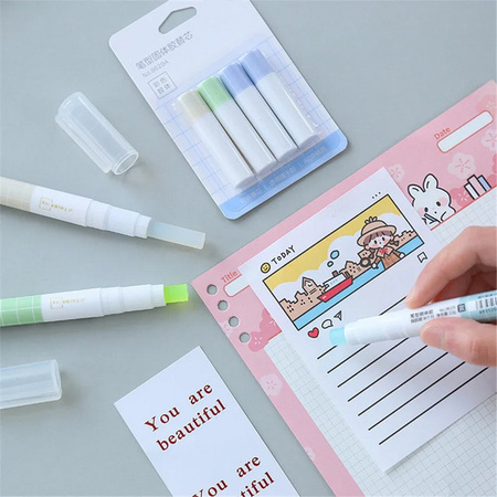 Bunter geleeartiger Klebestift für kreative DIY-Projekte und Bürobedarf, schnell trocknend, Mehrfarbig