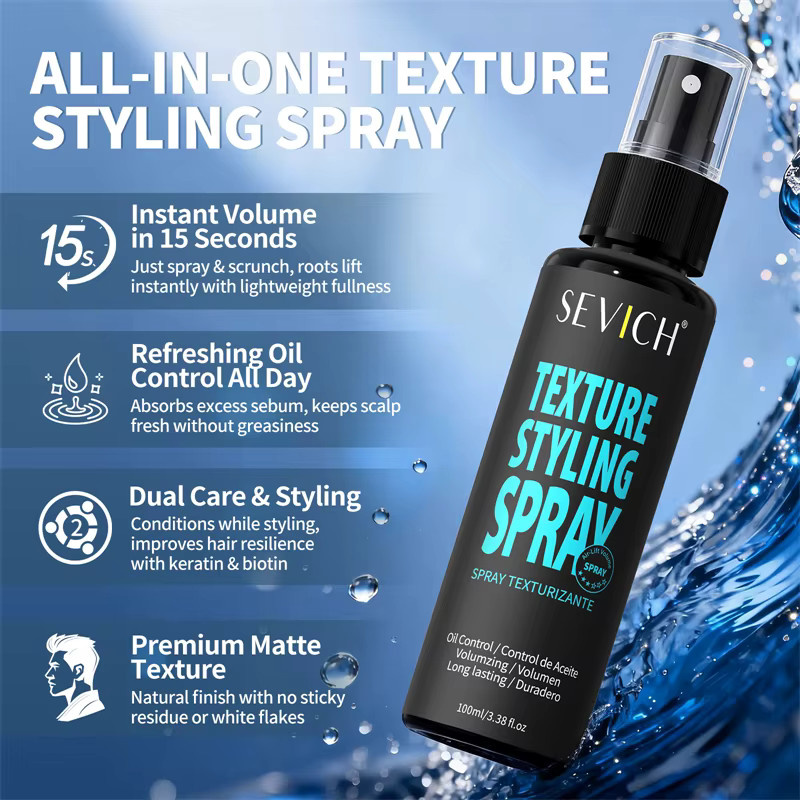 Sevich Textur-Styling-Spray für lockiges Haar, 100 ml - Bild 5