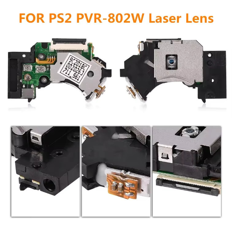 Sony PVR-802W Laserlinse für PS2 Slim Playstation 2 70000 und 90000 in Schwarz - Bild 2
