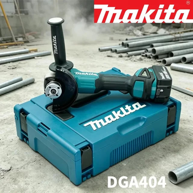Makita DGA404 Elektrischer Winkelschleifer mit bürstenlosem Motor, 125 mm, inklusive 18V 6Ah Akku - Bild 1