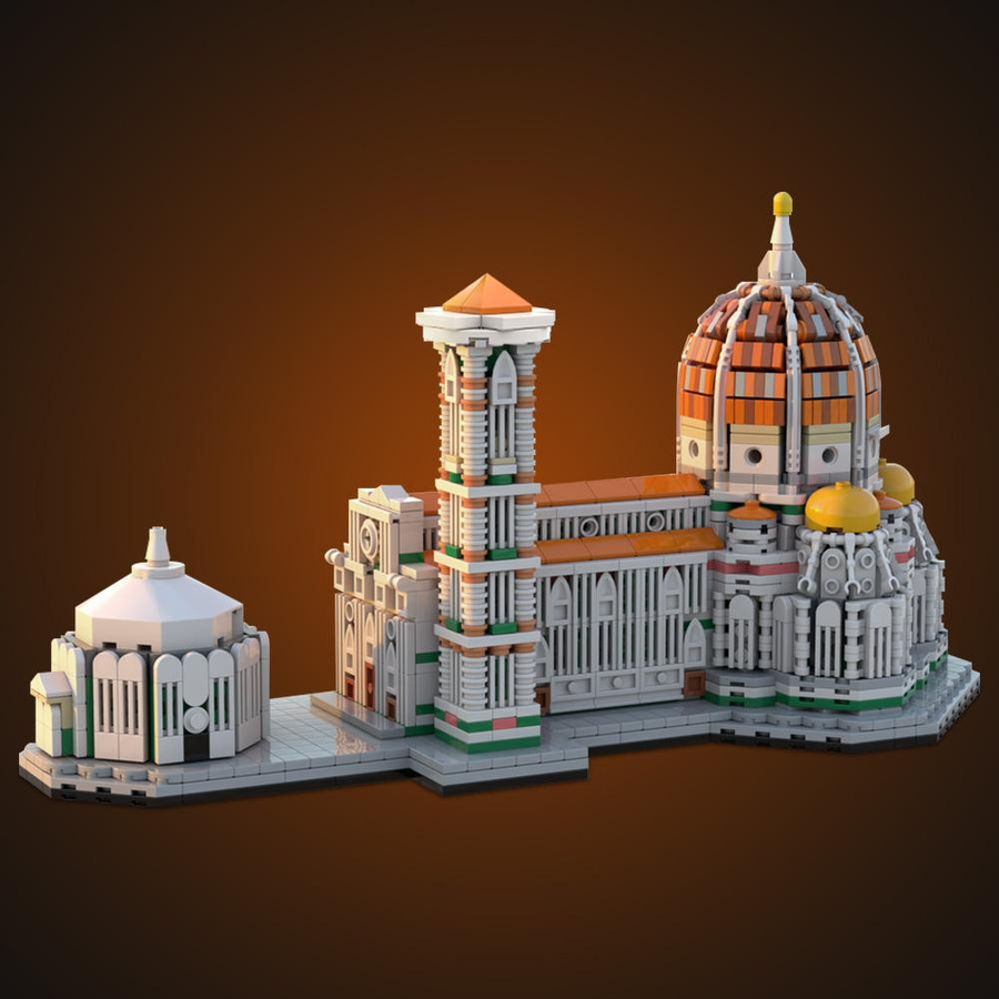 Gobricks Kathedrale von Florenz Bausteine 1:800 - Bild 3