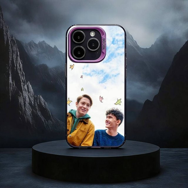 Handyhülle mart61-2 Heartstopper Movie Design für iPhone 11 bis iPhone 17, Schwarz Silber Candy Case - Bild 1