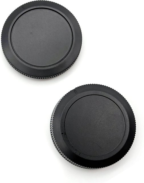 Canon RF-Mount Objektiv-Rückkappenset für EOS R Serie in Schwarz - Bild 1