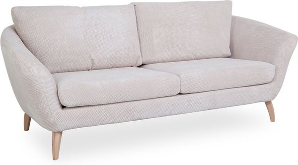 Megasofa SANSIBAR FÜNEN in Beige mit Stoffbezug und Armlehnen, B/T/H: 230 x 92 x 82 cm