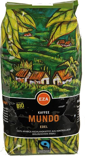 EZA Mundo Edel, Bio-Kaffee, Ganze Bohne, 1 kg - Bild 1