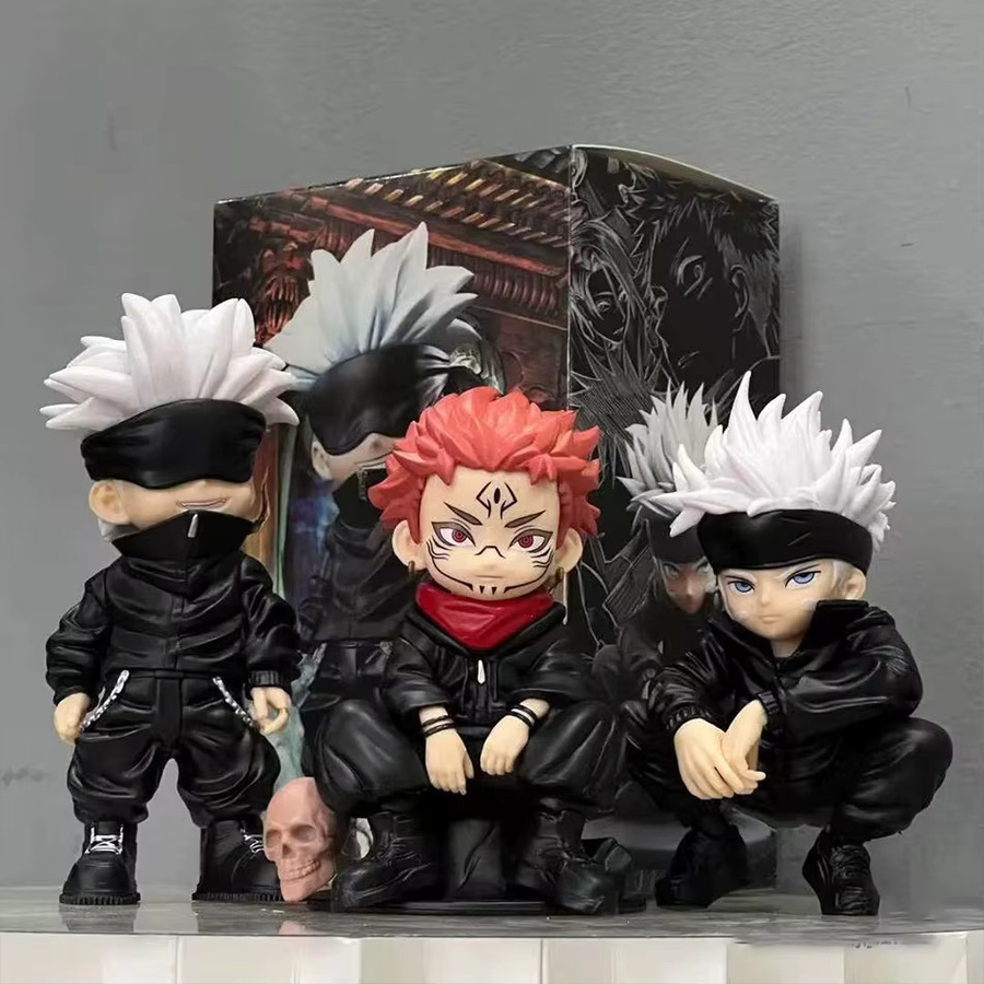 Bandai Jujutsu Kaisen Actionfiguren-Set, 3 Stile, Modellpuppen - Bild 1