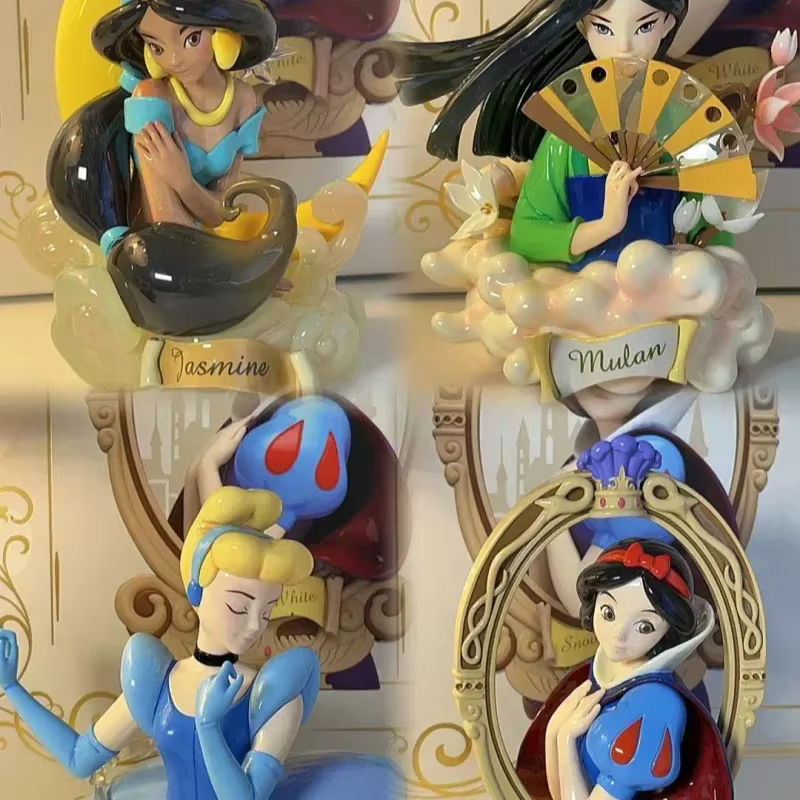 Disney Prinzessin Kunst Büste Serie von TAKARA TOMY als mehrfarbige Anime Actionfigur aus Kunstharz zur Dekoration - Bild 3