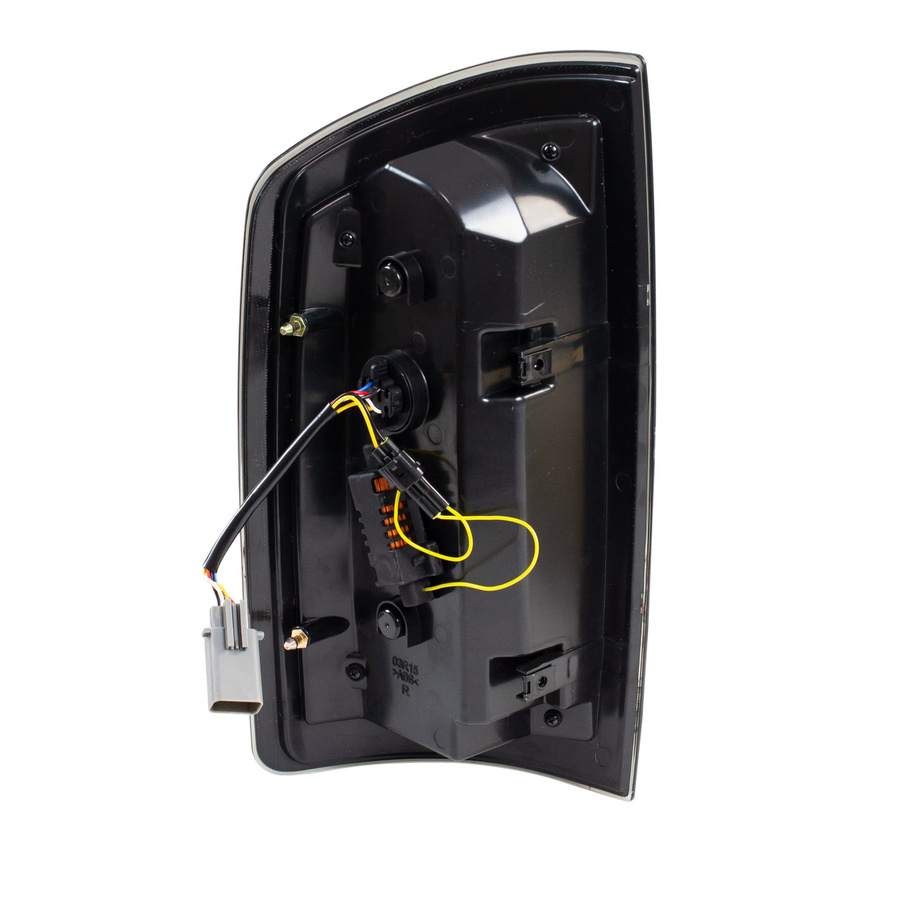Schwarze LED-Rückleuchten mit sequenziellem gelbem Blinker für Dodge Ram 1500 2500 3500 der 3. Generation (2002–2005) - Bild 5