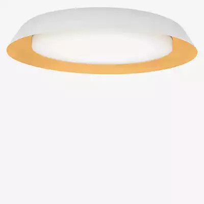 Wever & Ducré Towna 3.0 LED Deckenleuchte in Weiß und Gold/Messing, rund und modern - Bild 1