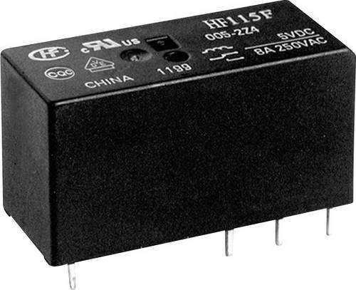 Hongfa HF115F/005-1ZS3B(610) Printrelais 5 V/DC 16A 1 Wechsler Schwarz - Bild 1