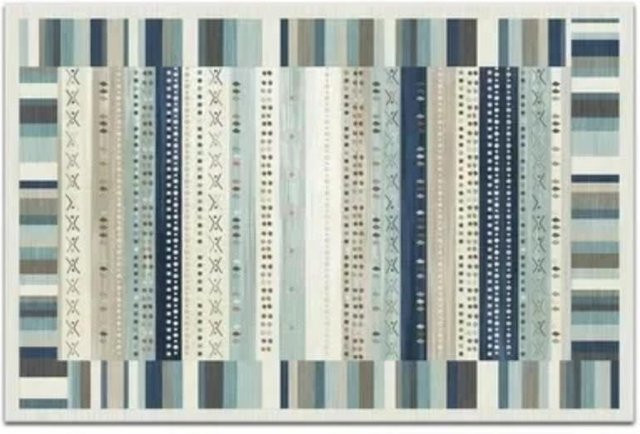 Karpetti Teppich mit böhmischem Marokkanisch-Muster, bunt, rutschfest und waschbar, B/T: 80 x 120 cm - Bild 1