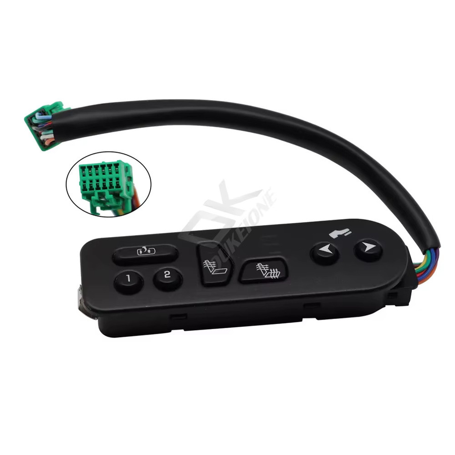 Driver Side Seat Heat Control Switch für Chevrolet Avalanche Suburban Tahoe GMC Yukon Cadillac Escalade 2003–2006, Schwarz, 15116862 - Bild 3