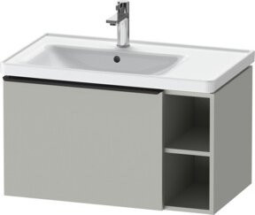 Duravit Waschtischunterschrank D-Neo wandhängend in Schwarz und Grau, B: 78,4 cm, H: 44,0 cm, T: 45,2 cm - Bild 1