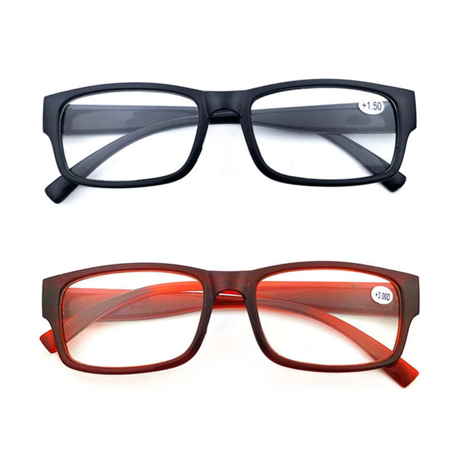 KLASSNUM Lesebrille, Unisex, Vollrand, rechteckig, Kunststoff, schwarz - Bild 3