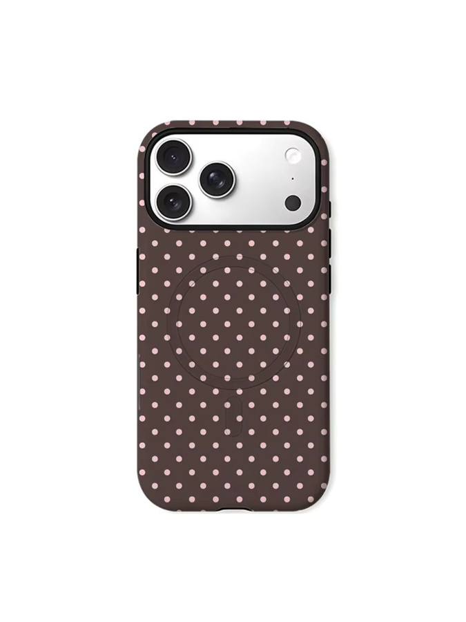 Potdemiel Pink Dot Handyhülle für iPhone 17 16 15 14 13 Pro Max Plus mit Magnetfunktion in Pink - Bild 5