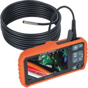 Klein Tools Boreskop mit 4,3 Zoll Display, 720p Kamera, 3 m Schwanenhals und IP67 Schutz in Orange - Bild 1