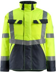 Mascot Penrith Winterjacke in Gelb/Schwarzblau, Größe XL, nach EN ISO 20471 Klasse 2 - Bild 1