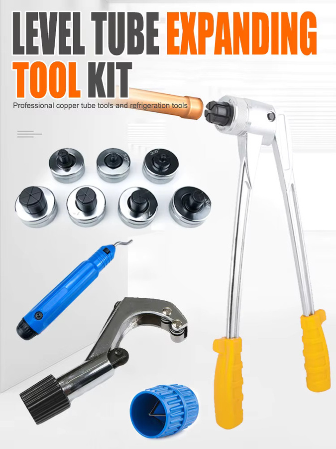 QDS Bördelwerkzeug und Schlauch-Expander Set für Kupfer- und Aluminiumrohre in Hebelbauweise - Bild 3