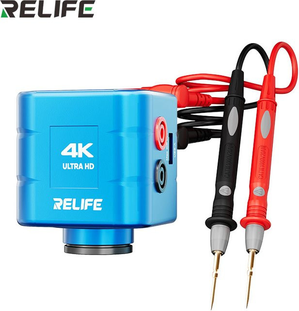 RELIFE MC2 Mikroskop-Multimeter-Kamera mit 4K HDMI-Ausgang und 1080P 60 FPS sowie HDMI und Typ-C Schnittstelle in Blau - Bild 1
