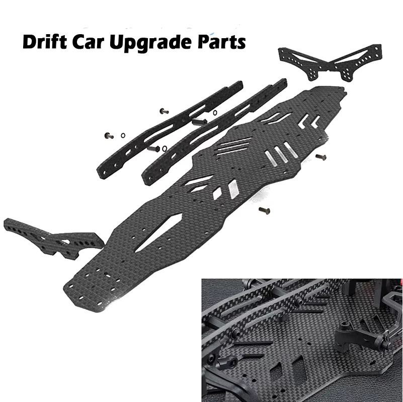MST RMX Drift RC Auto Upgrade Kit, Carbon Faser, Schwarz - Bild 4
