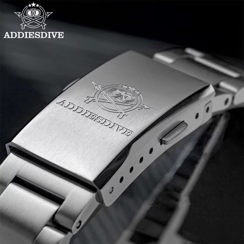 ADDIESDIVE Automatik-Armbanduhr, Edelstahl, Grün, 39 mm, Herren - Bild 3