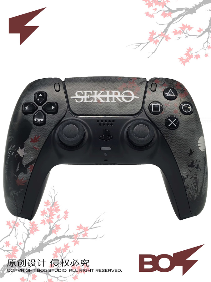 ZUIDID Wolf Custom Frontplatte mit Touchpad für PS5 DualSense Controller, Ersatz für BDM-010 bis BDM-050 - Bild 4