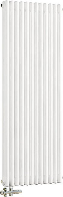 Duschparadies Heizkörper für Warmwasserbetrieb Weiß B: 150 cm, H: 56 cm, 3 Säulen, 1886W - Bild 1