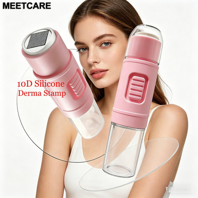 MEETCARE Derma Stamp 0,2mm, Unisex, für Gesicht, Haare, Lippen - Bild 1