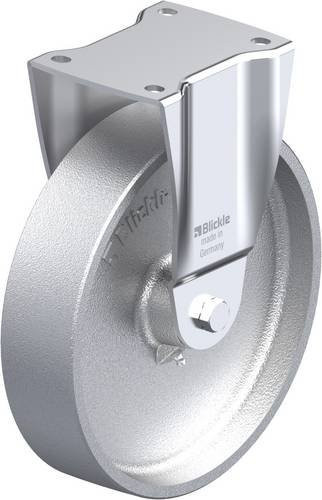 Blickle Bockrolle 7963 BH-G 250G in Silber aus Stahl mit einem Rad-Durchmesser von 250 mm und einer Tragfähigkeit von max. 900 kg - Bild 1
