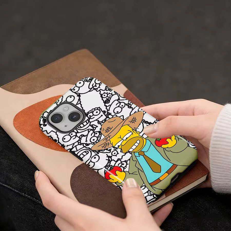 Die Simpsons Handyhülle für Samsung Galaxy Modelle in Multicolour als weiche Schutzhülle - Bild 2