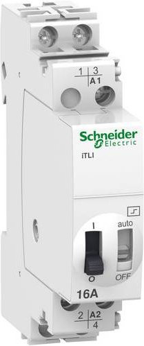 Schneider Electric Fernschalter A9C30215 für Hutschiene, 250 V/AC, 16A, Weiß - Bild 1