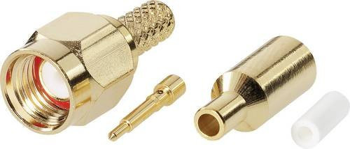 BKL Electronic SMA-Steckverbinder Stecker gerade Gold 50 Ohm - Bild 1