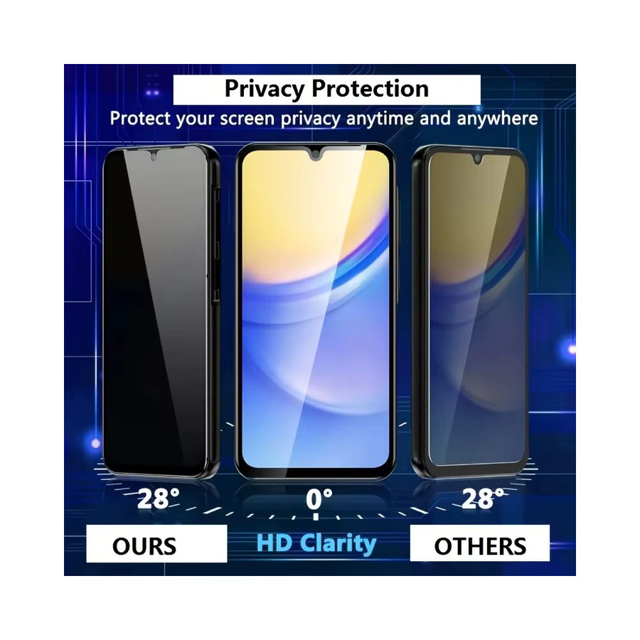 3er-Set Xiaomi Privacy Schutzglas Anti-Spy Displayschutz für Xiaomi 17 Ultra 17 Pro Max 17 Pro 17T Pro 17T 15 Ultra - Bild 3