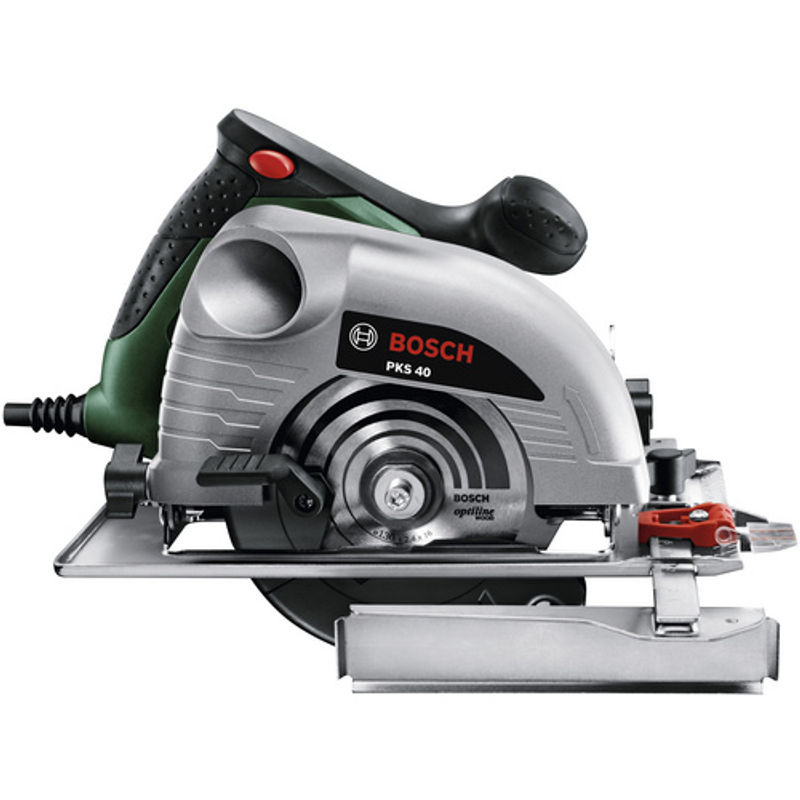 Bosch Handkreissäge PKS 40 in Grün/Schwarz mit 850 W und 130 mm Sägeblatt - Bild 2
