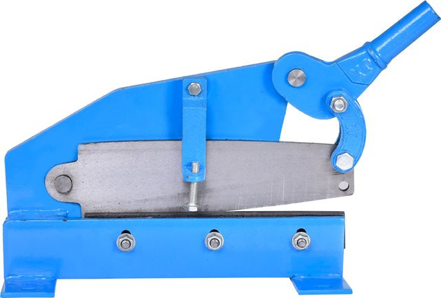 12-Zoll Handplattenschere als Blechschere für Metall und Stahlplatten in Blau - Bild 1