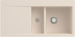 Villeroy & Boch Subway 60 Flat Flächenbündige Spüle aus Keramik in Beige - Bild 1
