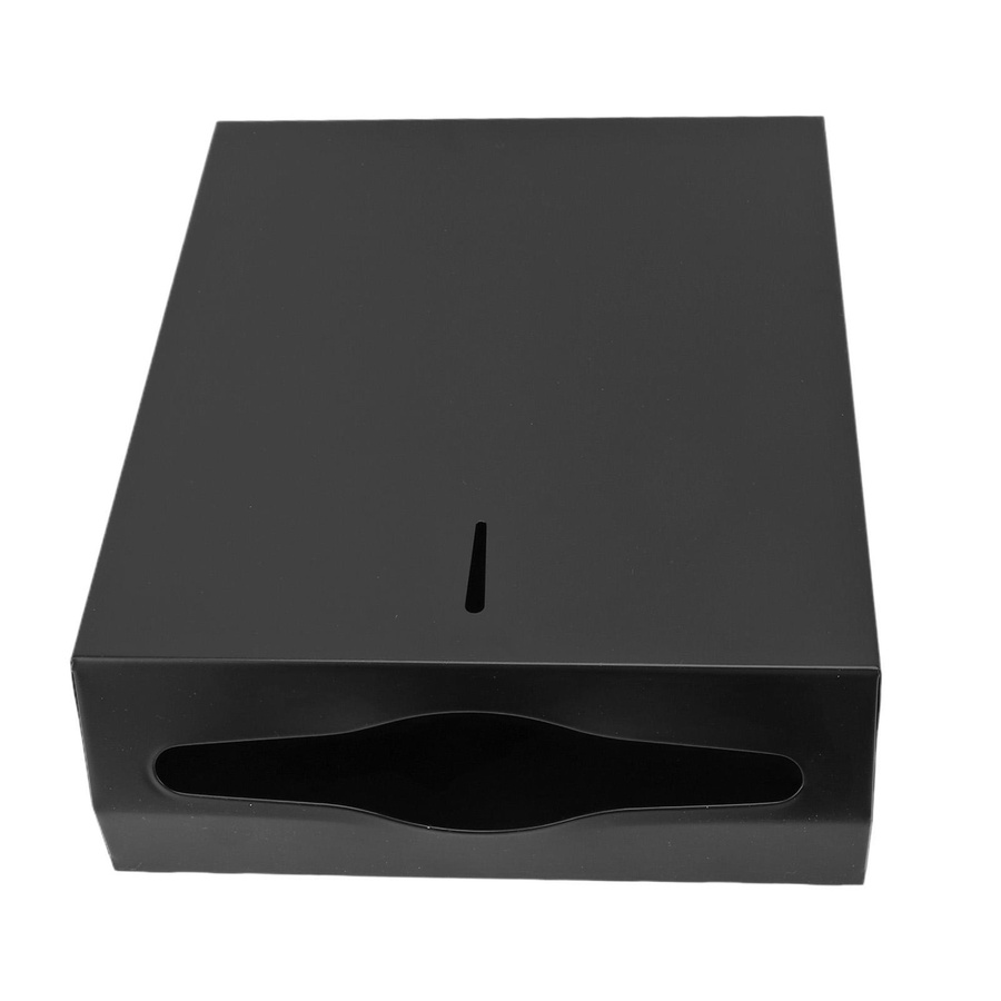Multifunktionaler Wand-Taschentuchhalter aus Edelstahl von aimo in Silber oder Schwarz - Bild 2