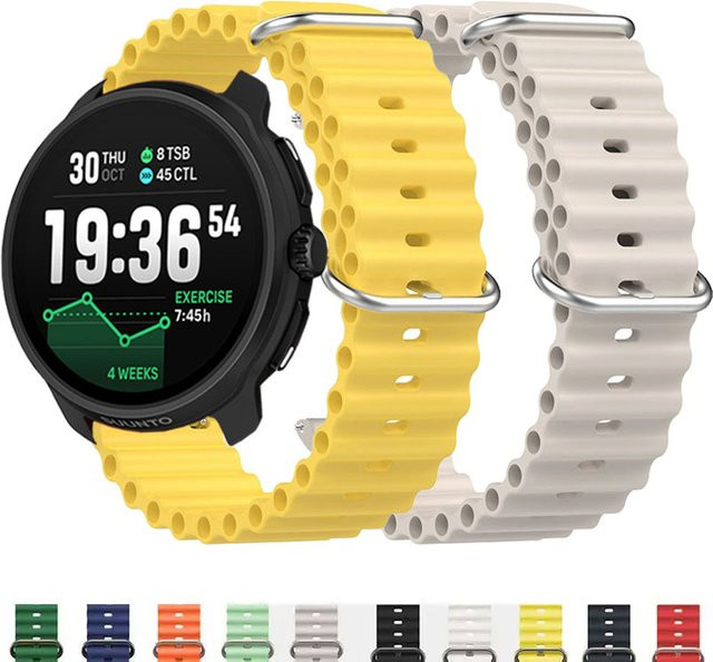 Hiyii Uhrenarmband Silikon, Schwarz, Unisex - Bild 1